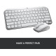 کیبورد بیسیم لاجیتک Logitech Keyboard MX Keys Mini Pale Grey