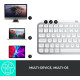 کیبورد بیسیم لاجیتک Logitech Keyboard MX Keys Mini Pale Grey