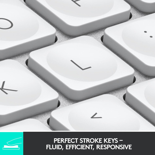 کیبورد بیسیم لاجیتک Logitech Keyboard MX Keys Mini Pale Grey