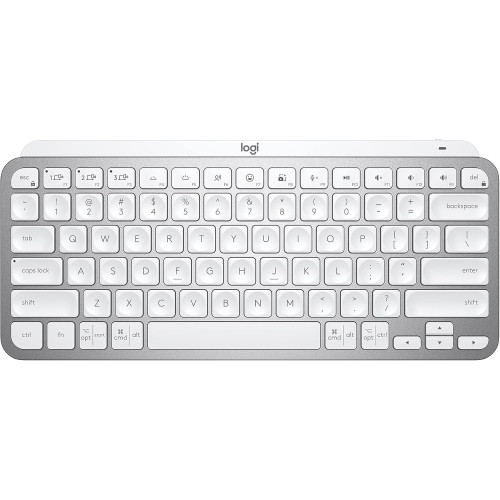 کیبورد بیسیم لاجیتک Logitech Keyboard MX Keys Mini Pale Grey