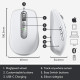 ماوس بیسیم لاجیتک Logitech MOUSE ANYWHERE 3 mac pale grey ماوس بیسیم لاجیتک Logitech MOUSE ANYWHERE 3 mac pale grey