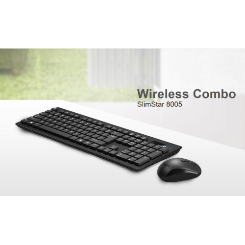 کیبورد و ماوس اسلیم استار وایرلس جنیوس Keyboard & Mouse SlimStar Genius KM-8005
