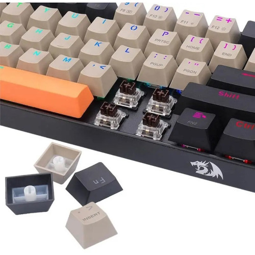 کیبورد گیمینگ ردراگون RedRagon Draconic Elite K530 OG-BK-GY-RGB-PRO