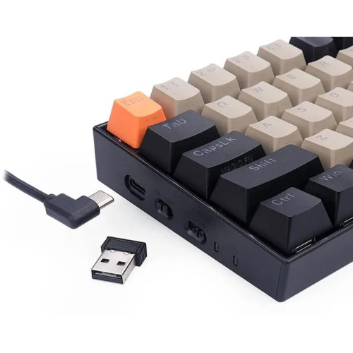 کیبورد گیمینگ ردراگون RedRagon Draconic Elite K530 OG-BK-GY-RGB-PRO