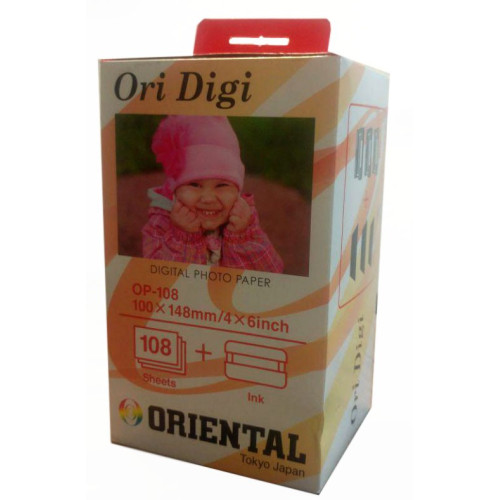 کاغذ + جوهر مخصوص پرینتر سلفی  Color Ink + Paper Set Oriental OP-108