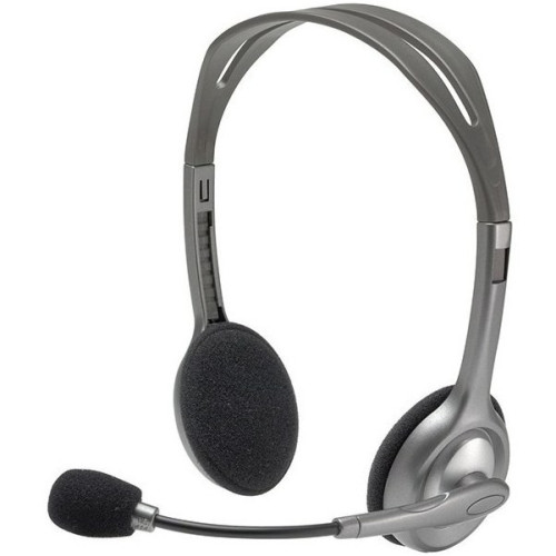 هدفون لاجیتک Logitech Headset H110 AG Dark Grey هدفون لاجیتک Logitech Headset H110 AG Dark Grey