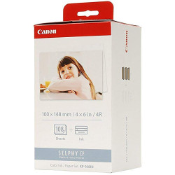 کاغذ و جوهر پرینتر کانن Color Ink & Paper Set Canon KP-108 کاغذ و جوهر پرینتر کانن Color Ink & Paper Set Canon KP-108