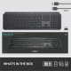 کیبورد بیسیم لاجیتک Logitech Keyboard MX Keys Graphite