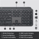 کیبورد بیسیم لاجیتک Logitech Keyboard MX Keys Graphite