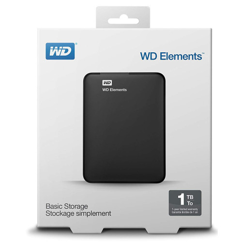 هارد اکسترنال وسترن دیجیتال المنتز WD Elements ظرفیت 1 ترابایت