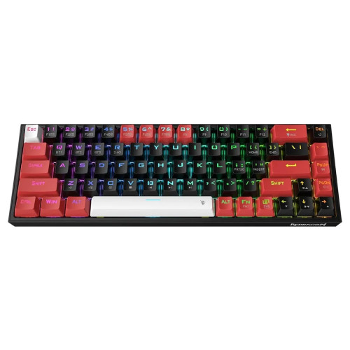 کیبورد بی‌سیم مکانیکال ردراگون RedRagon CASTOR K631 PRO BRW با سوئیچ قرمز و نورپردازی RGB