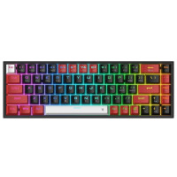 کیبورد ردراگون RedRagon CASTOR K631 PRO BRW | ستارهٔ سه‌گانه