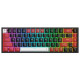 کیبورد بی‌سیم مکانیکال ردراگون RedRagon CASTOR K631 PRO BRW با سوئیچ قرمز و نورپردازی RGB