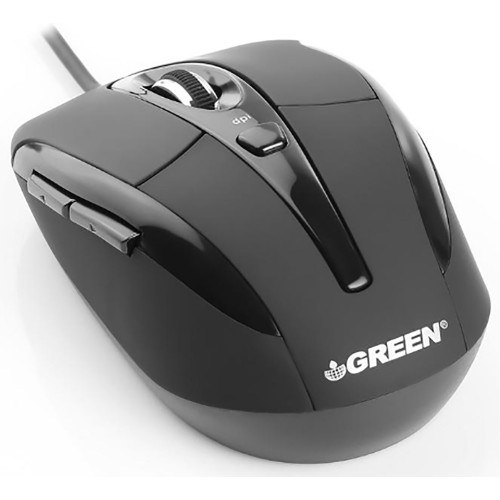 ماوس سیمدار گرین Mouse Wired Green GM301 ماوس سیمدار گرین Mouse Wired Green GM301