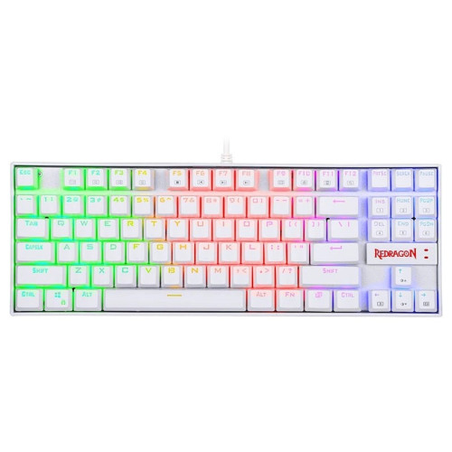 کیبورد گیمینگ ردراگون RedRagon Kumara K552-W RGB رنگ سفید (سوییچ قرمز)