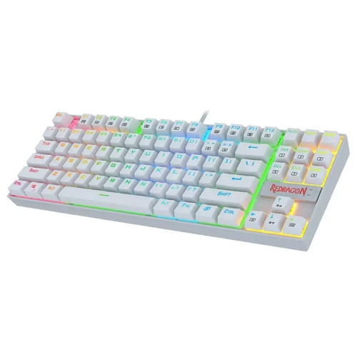 کیبورد گیمینگ ردراگون RedRagon Kumara K552-W RGB رنگ سفید (سوییچ قرمز)