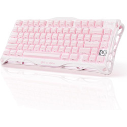 کیبورد گیمینگ گراواستار GravaStar Mercury K1 Special Edition Sakura Pink