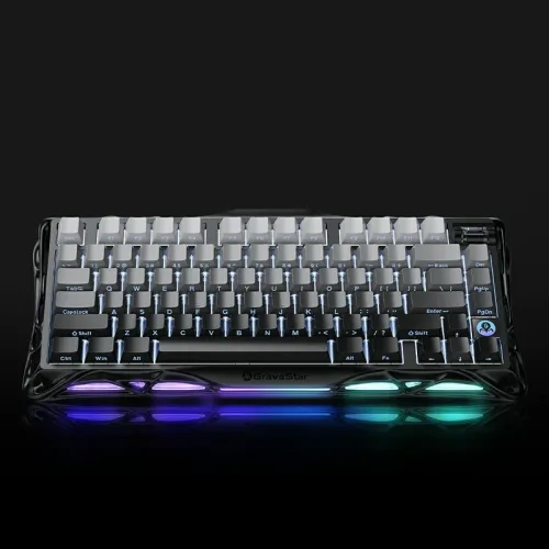 کیبورد گیمینگ گراواستار GravaStar Mercury K1 Gradient Black