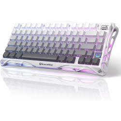 کیبورد گیمینگ گراواستار GravaStar Mercury K1 Gradient White