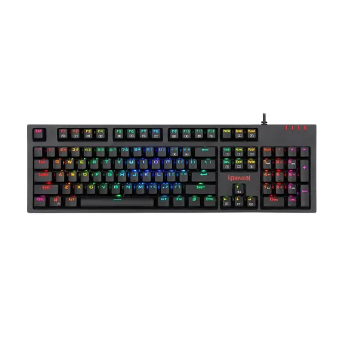 کیبورد ردراگون RedRagon Amsa K592 PRO RGB با سوئیچ‌های V-Optical و استاندارد IP68