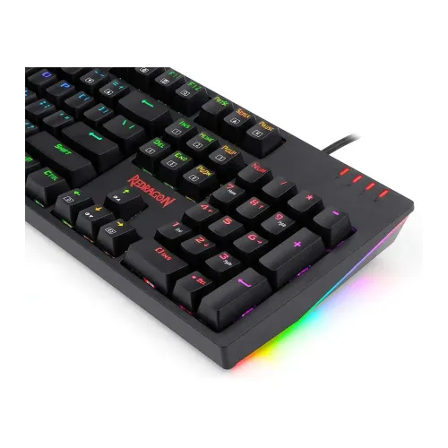 کیبورد ردراگون RedRagon Amsa K592 PRO RGB با سوئیچ‌های V-Optical و استاندارد IP68
