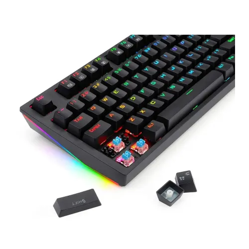 کیبورد ردراگون RedRagon Amsa K592 PRO RGB با سوئیچ‌های V-Optical و استاندارد IP68