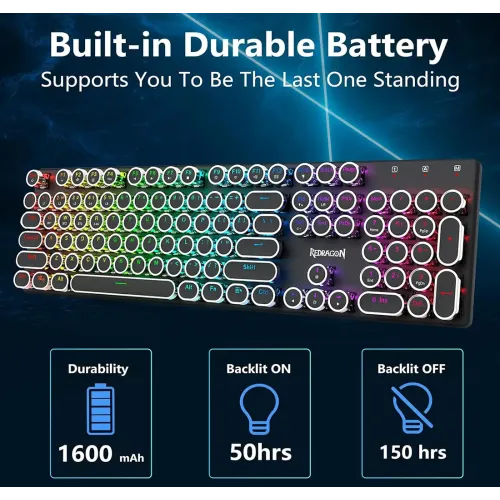 کیبورد گیمینگ ردراگون RedRagon Flare Pro K710 کیبورد گیمینگ ردراگون RedRagon Flare Pro K710