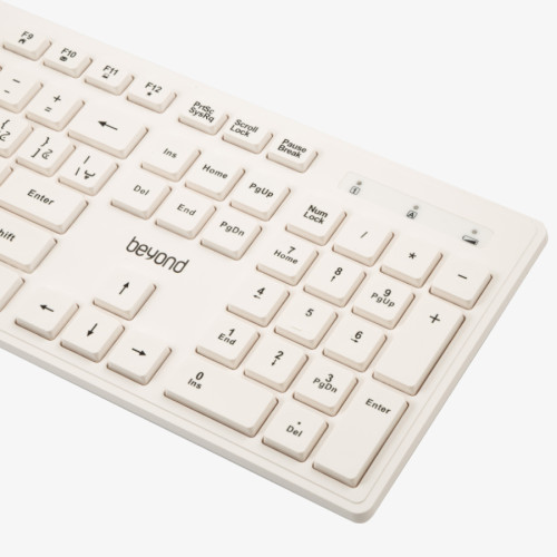 کیبورد و ماوس بیاند Beyond BMK-5660 WHITE RF