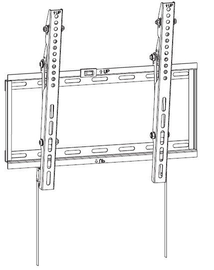 براکت (پایه) دیواری ثابت تلویزیون LED/LCD مدل LCDArm TW-409