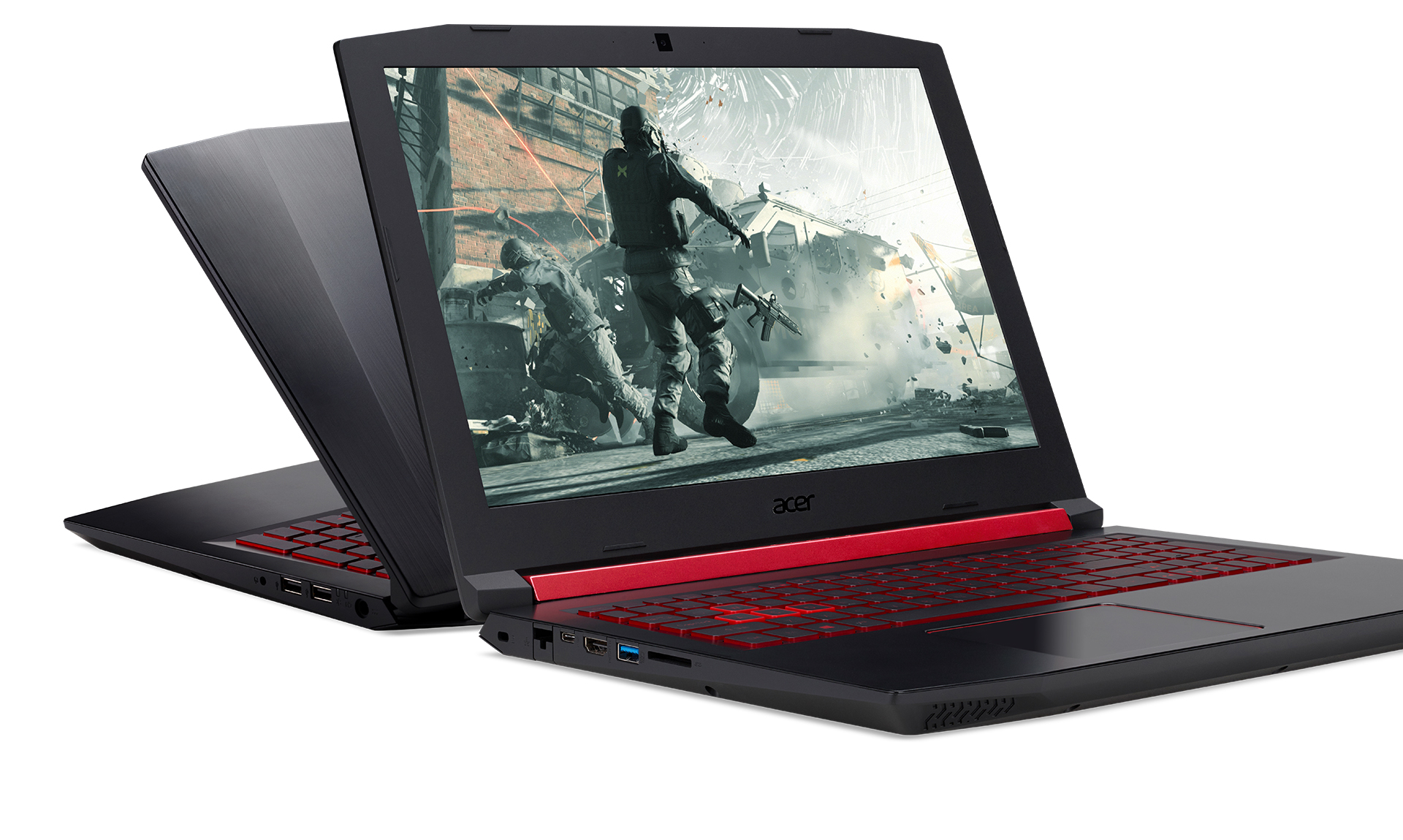 لپ تاپ ایسر نیترو  Laptop Acer Nitro AN515-51-717V (i7/24G/1T+512/4G)