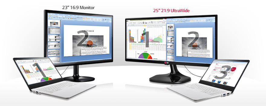 مانیتور ال جی Monitor IPS Ultrawide LG 25UM65P- سایز 25 اینچ