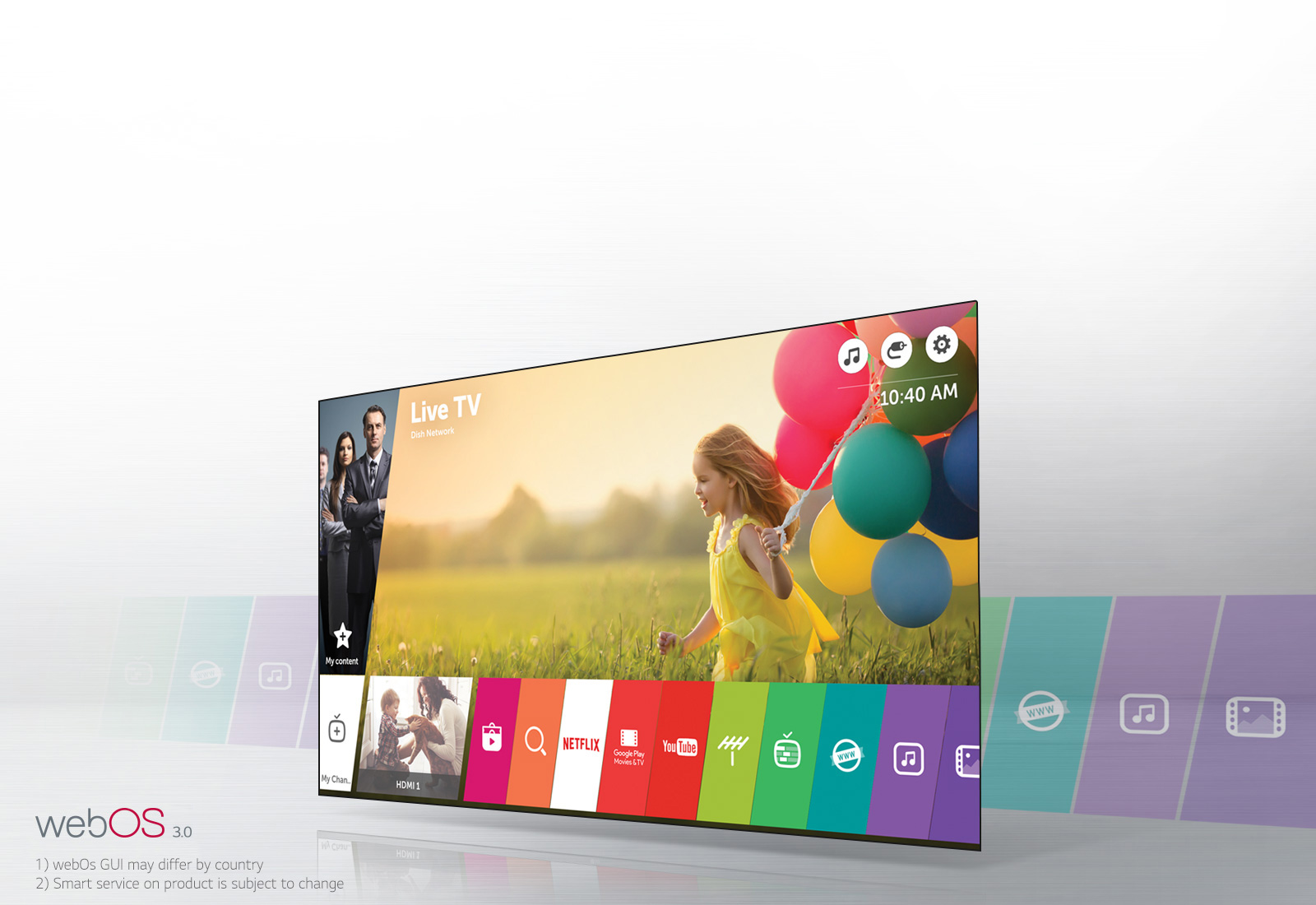 تلویزیون هوشمند ال جی LED TV Smart LG 55H60000GI - سایز 55 اینچ
