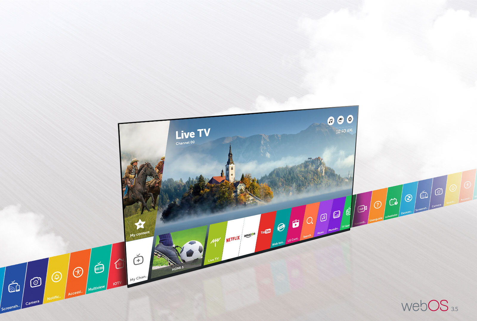 تلویزیون اسمارت ال جی LED TV Smart LG 43LJ62000GI - سایز 43 اینچ